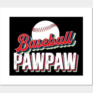 Baseball Pawpaw Proud Pawpaw Of A Baseball Player Pawpaw Posters and Art
